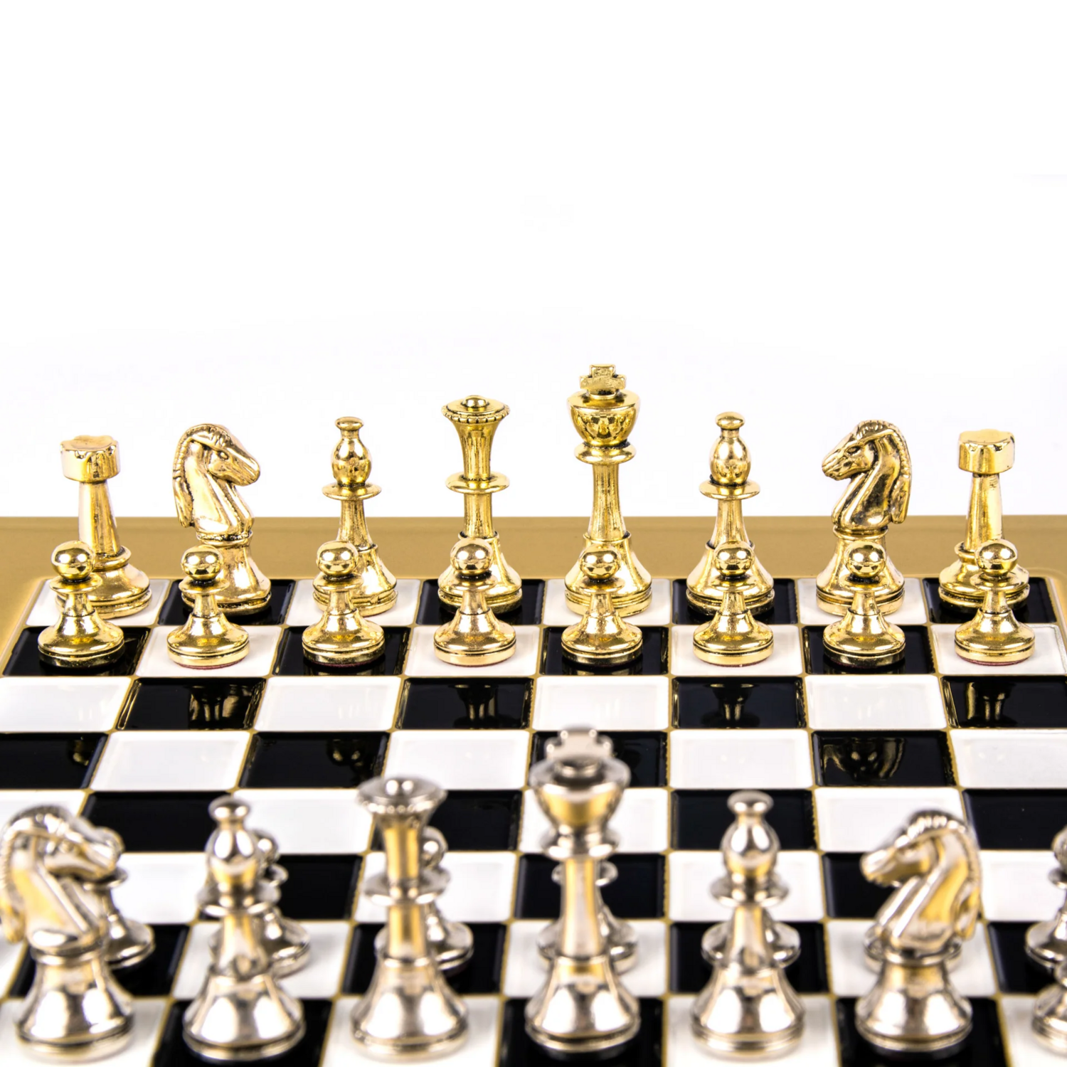 Schachspiel - Gold/Silber