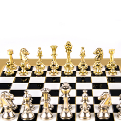 Schachspiel - Gold/Silber