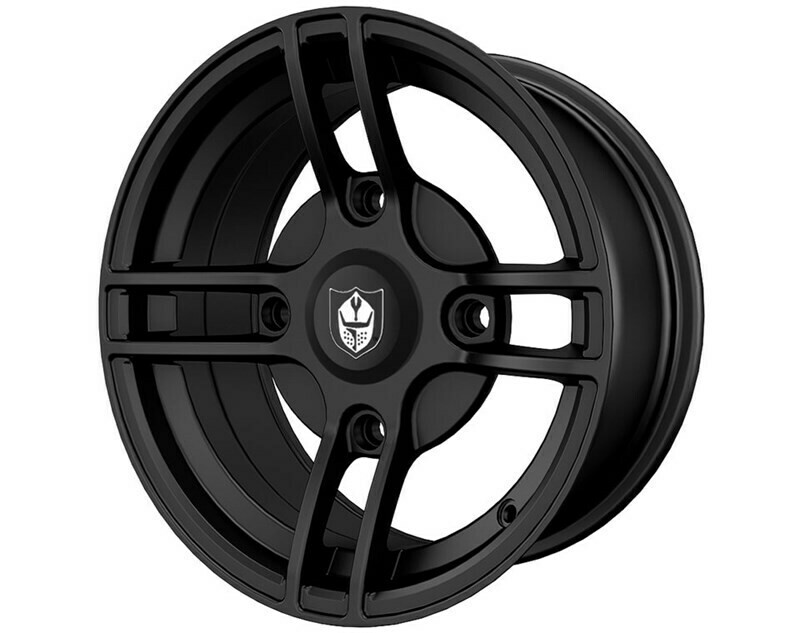 Polaris Pro Armor® Split Wheel, Matte Black Front R14/Video