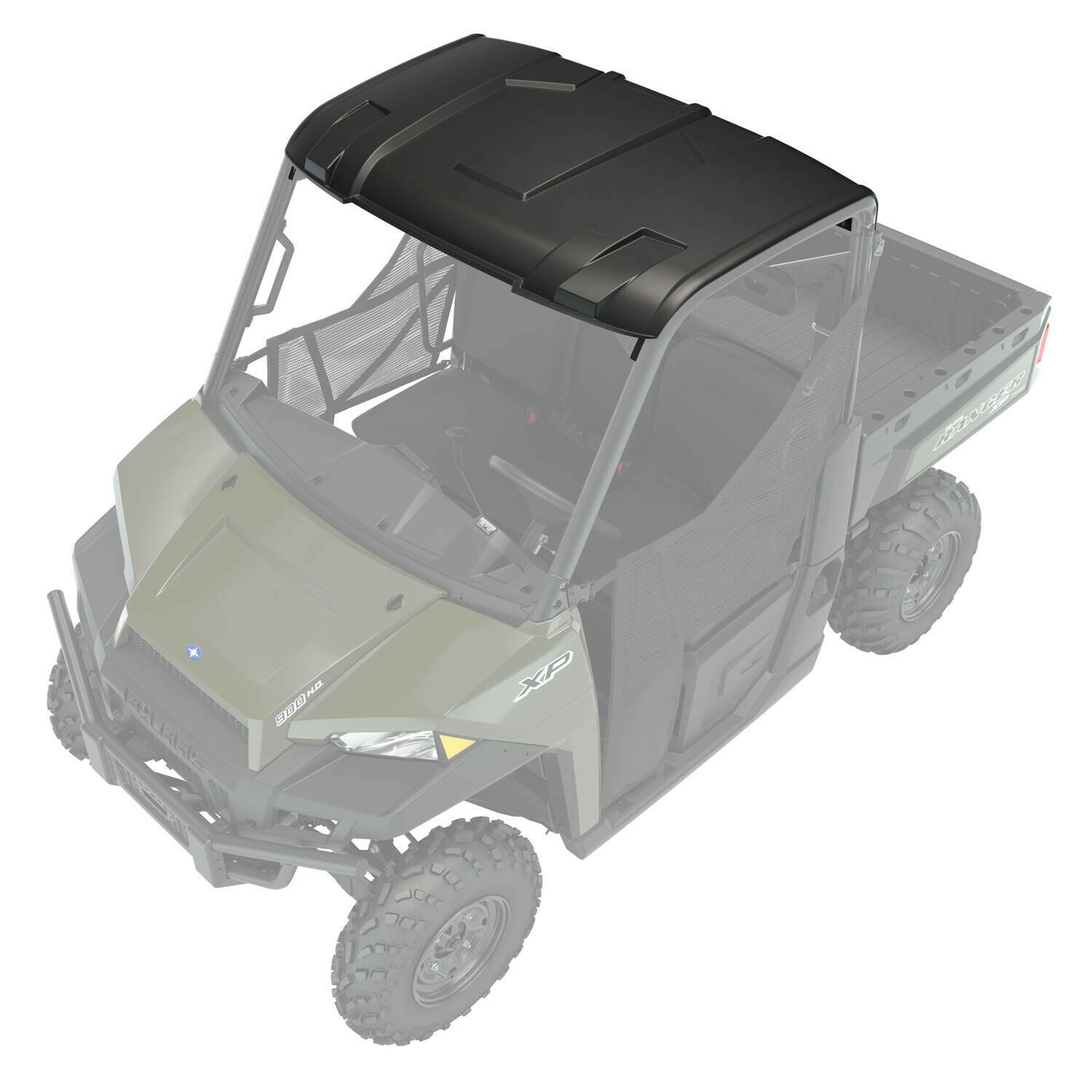 Polaris Poly 3-Seat Premium Roof with Lock & Ride® Technology with Liner/Video