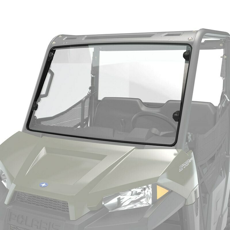 Polaris Polycarbonate Full Windshield, Clear