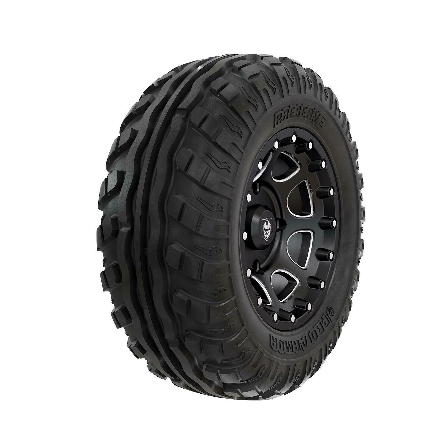 Polaris Pro Armor® Wheel & Tire Set: Shackle & Preserve™, 27R14
