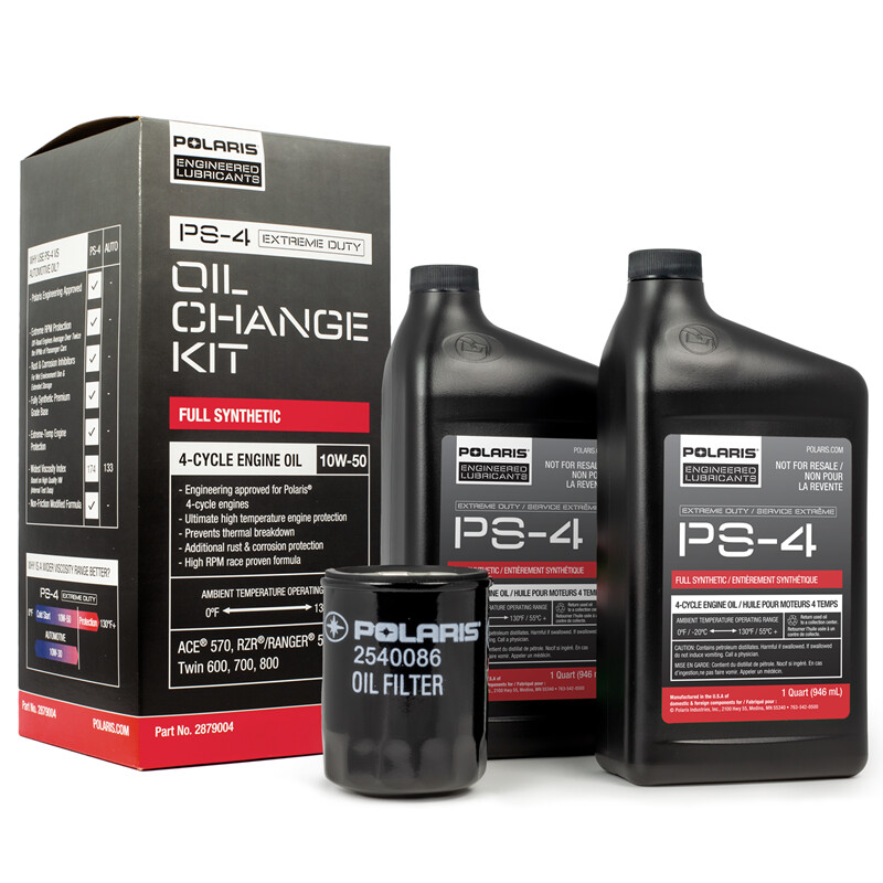 Polaris Full Synthetic Oil Change Kit