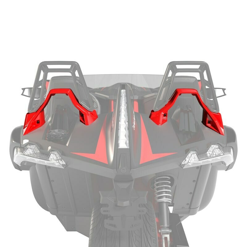 Polaris Painted Lower Hoop Accent Kit - Rogue Red