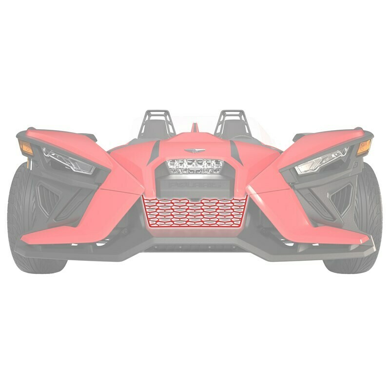 Polaris Painted Front Grille - Red Pearl Polaris Painted Front Grille - Red Pearl