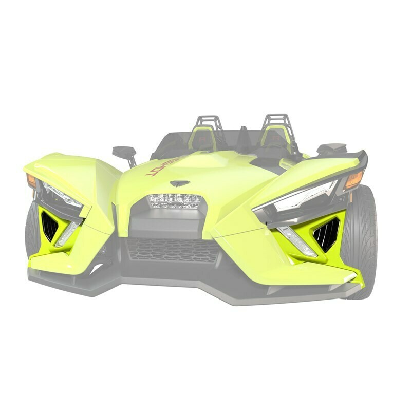Polaris Painted Front Lower Accent Panel Kit - Lifted Lime Pearl