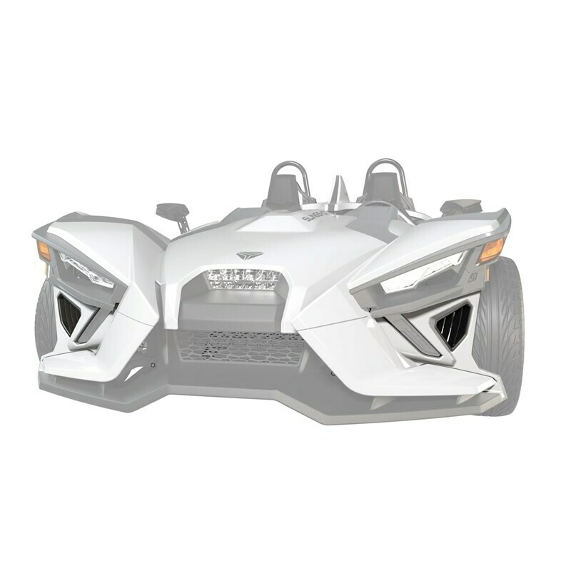 Polaris Painted Front Lower Accent Panel Kit - White Lightning