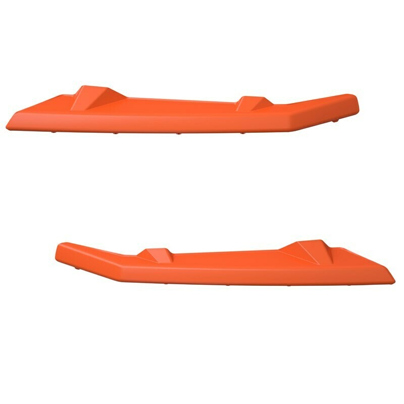 Polaris Slingshot Orange Madness Front Wing Whisker Guards - 2884948-589