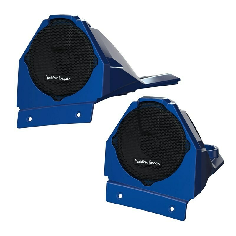 Polaris Slingshot Rockford Fosgate Stage 3 Roll Hoop Blue Metallic Audio Kit - 2884988-751