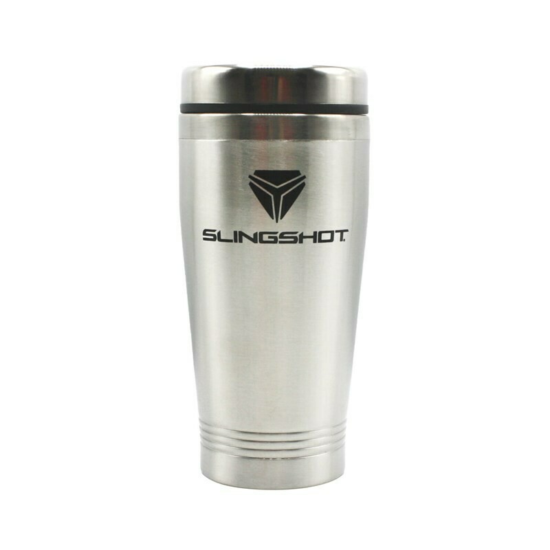 Polaris Slingshot® Travel Coffee Mug, Silver