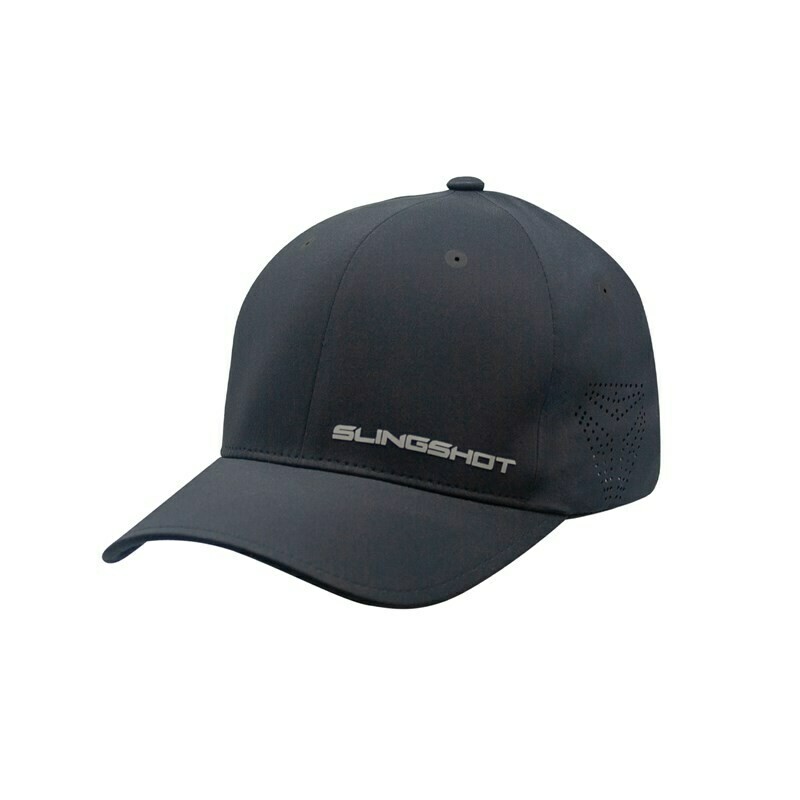 Polaris Men's (L/XL) Premium Hat with Slingshot Logo, Black