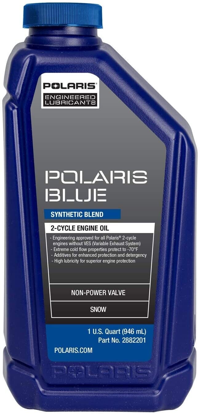 Polaris Blue Synthetic Blend 2-Cycle Oil, 2-Stroke Engines - 1 Quart