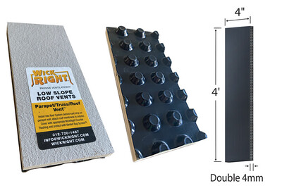WickRight Low Slope Roof Vent