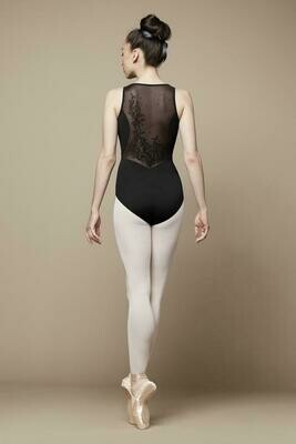 BLOCH Leotard Mesh Back Tank - BLK L4895