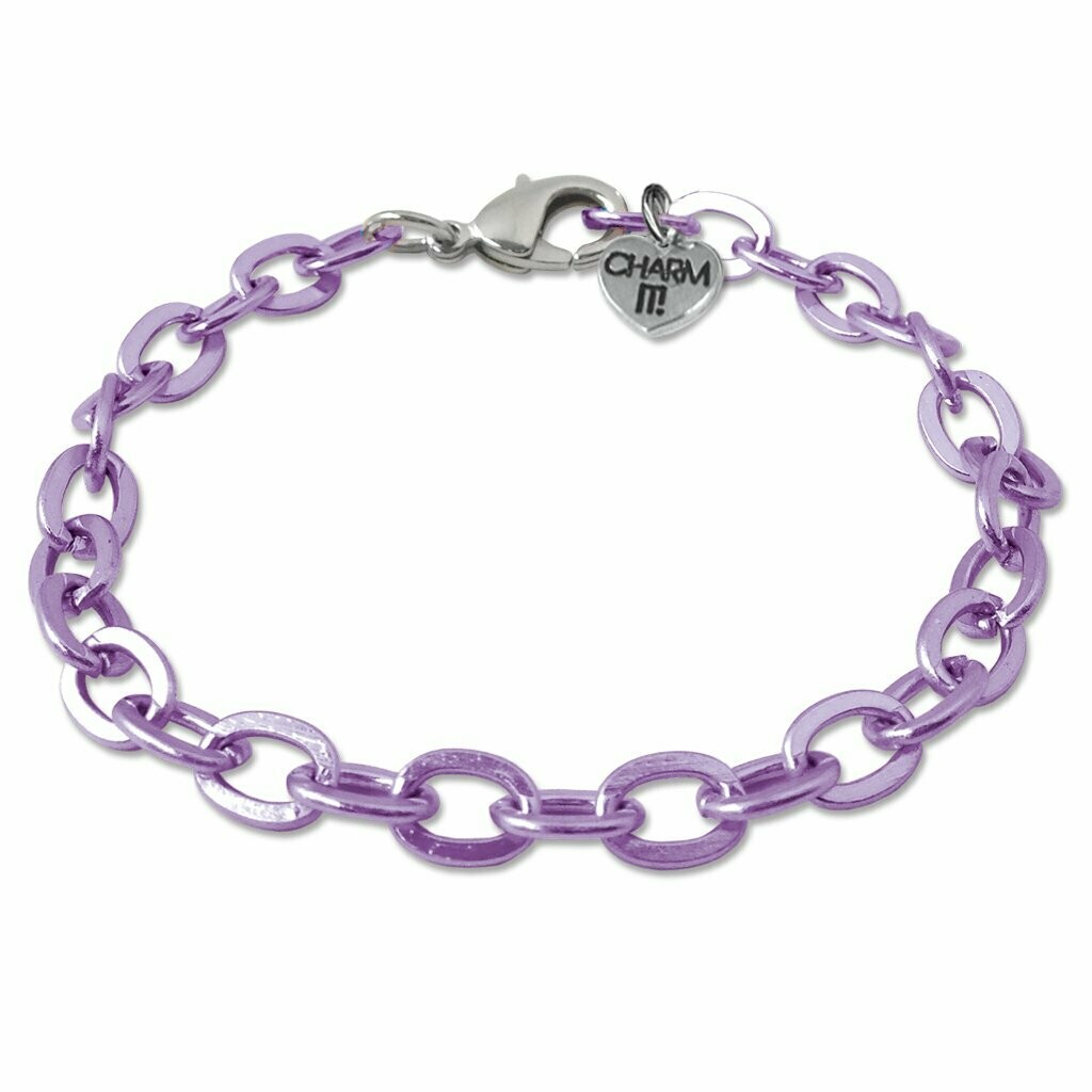 CHARM IT! Pink or Purple Chain Bracelet