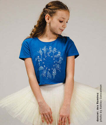 Covet Dance Zodiac Dancers Cropped Tee Child Covet Dance Zodiac Dancers Cropped Tee Child