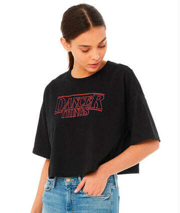Dancer Things Crop Tee Adult Dancer Things Crop Tee Adult
