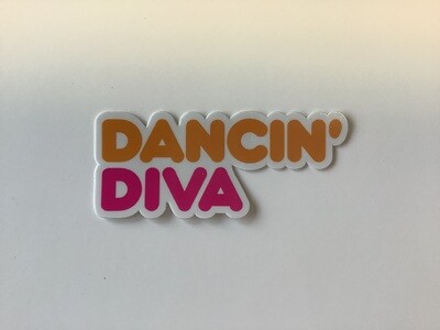 Dancing’ Diva Vinyl Sticker