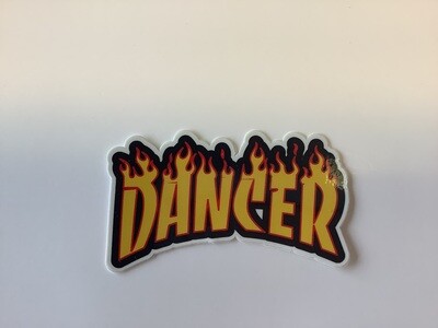 Dancer Thrasher Parody Vinyl Sticker