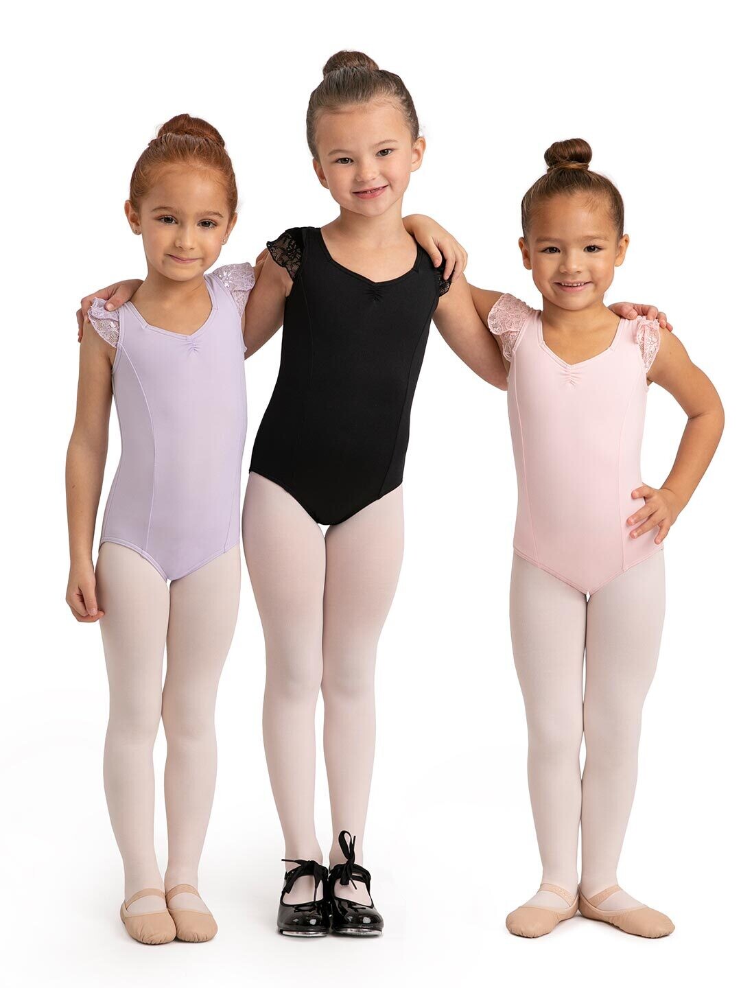 Flutter Sleeve Leotard Girls