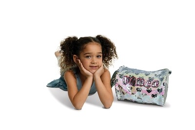 B23517 Hearts Pearescent Duffle