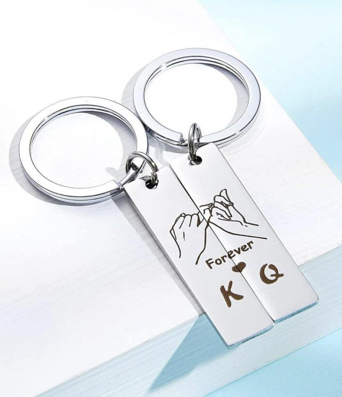 King And Queen Key Chain