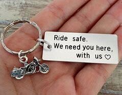 Ride Safe Keychain