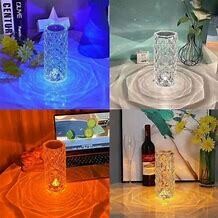 Crystal Diamond Touch Table Lamps