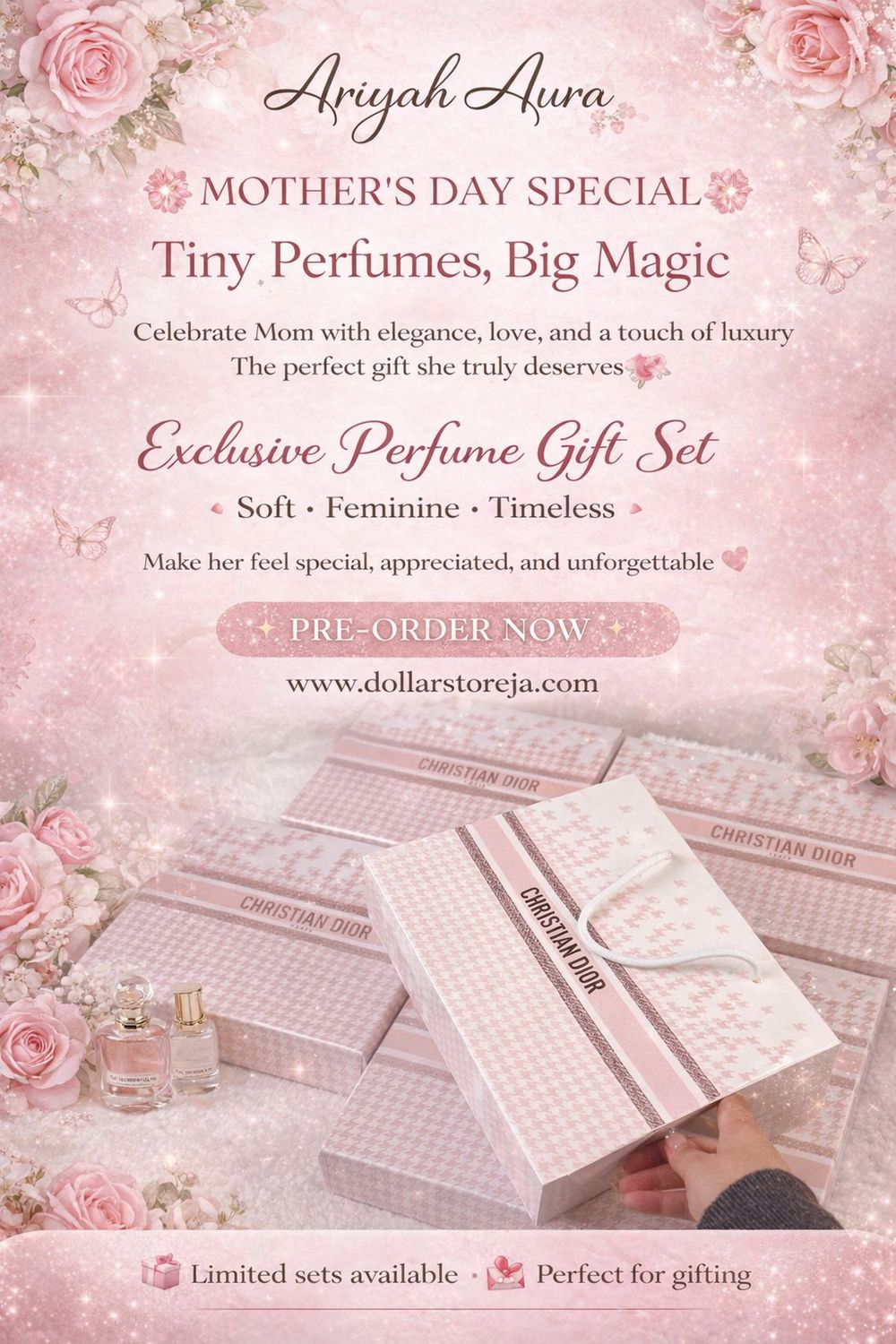 AUTHENTIC CHRISTIAN DIOR - 16 PIECE SET