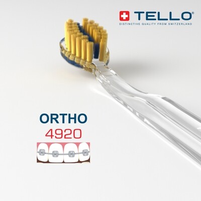 TELLO Zahnbürste Ultra Soft für Zahnspangen