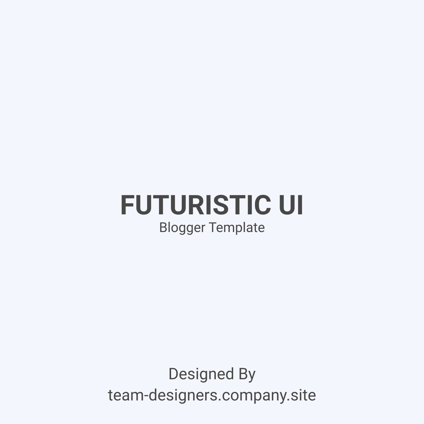 Blogger Template