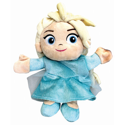 Frozen Elsa 公主Q版手偶布公仔