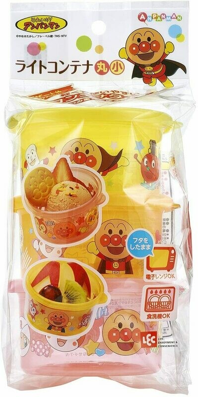 日本製Anpanman麵包超人小食盒（三個裝）