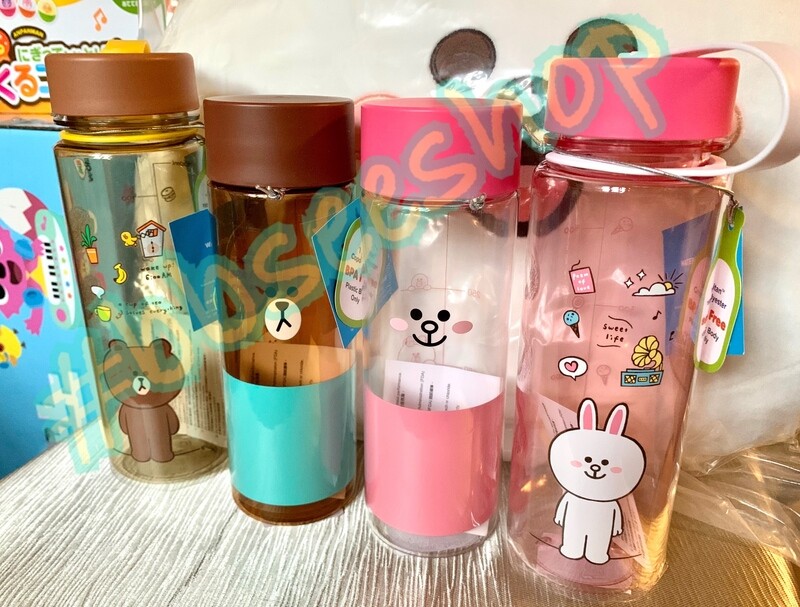 Line Friends BPA Free 水樽（多款），350/450 ml