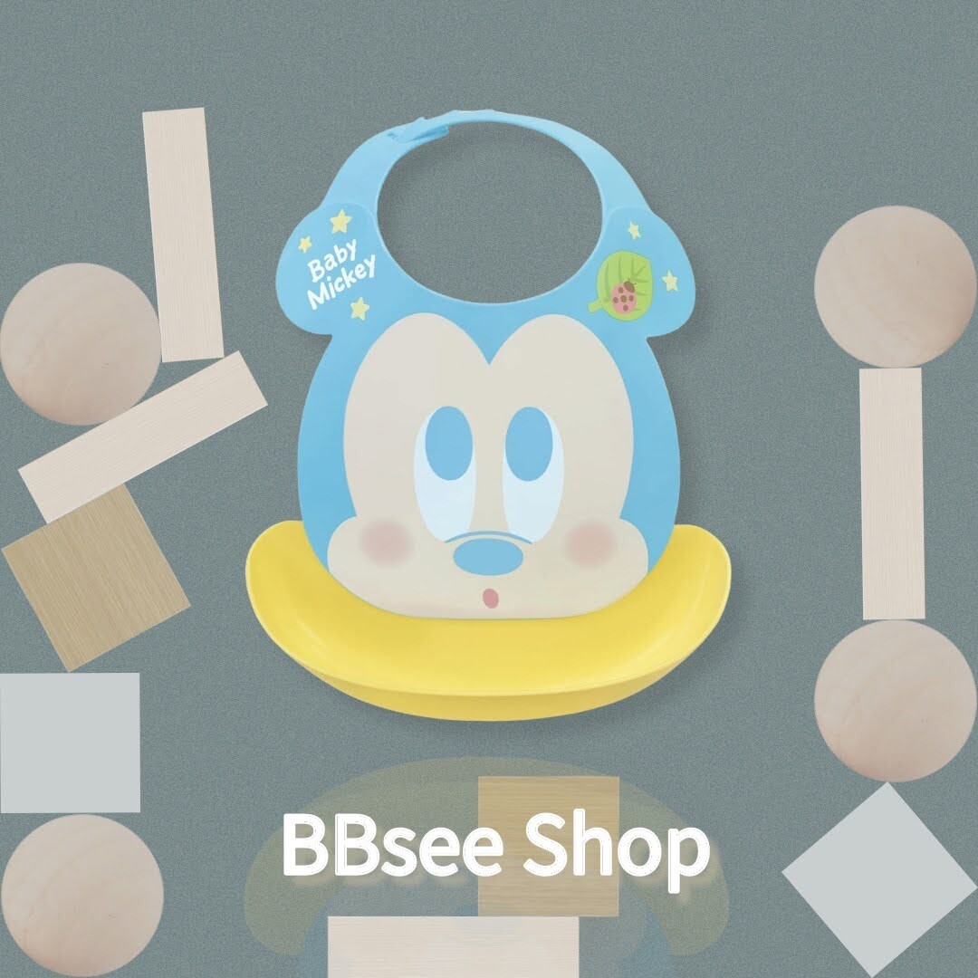 日本製 Disney Baby Mickey 口水肩