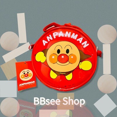 日本製 Anpanman 麵包超人斜揹小袋 紅色