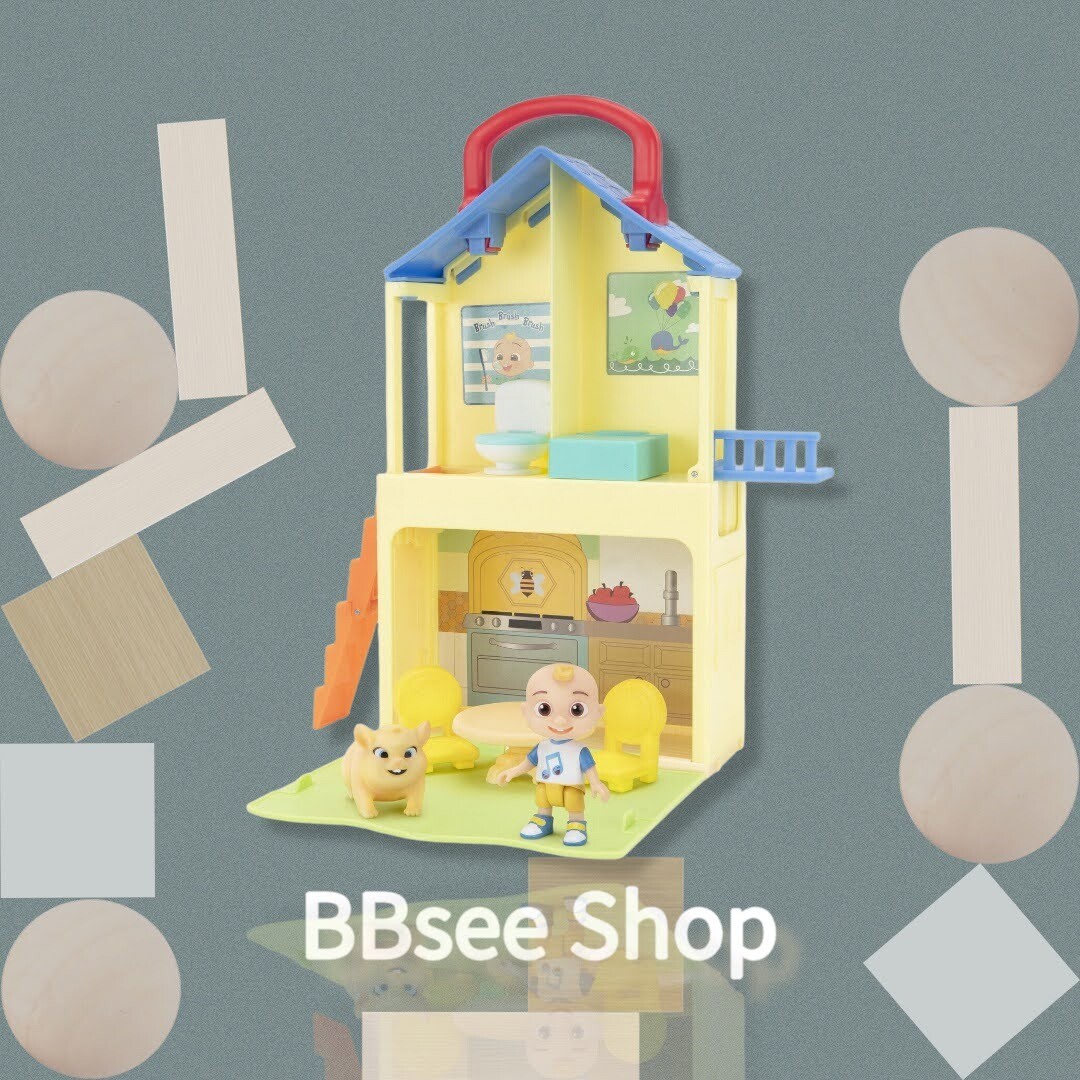 Cocomelon 雙層手提小屋連公仔