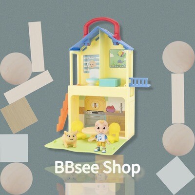Cocomelon 雙層手提小屋連公仔