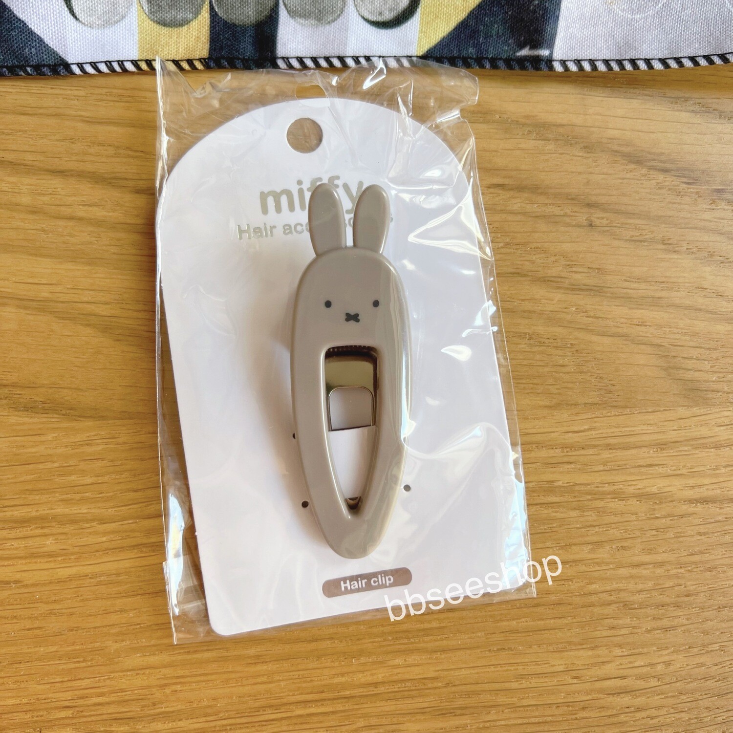 Miffy 髮夾 頭飾 (Greige/Ivory)