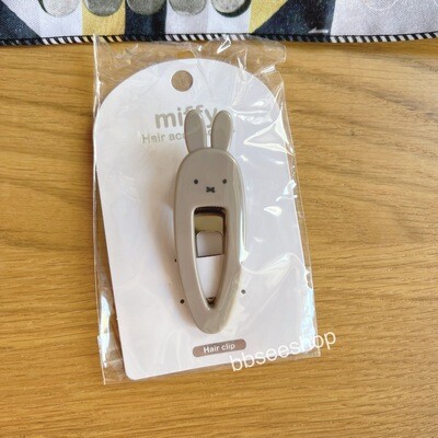 Miffy 髮夾 頭飾 (Greige/Ivory)