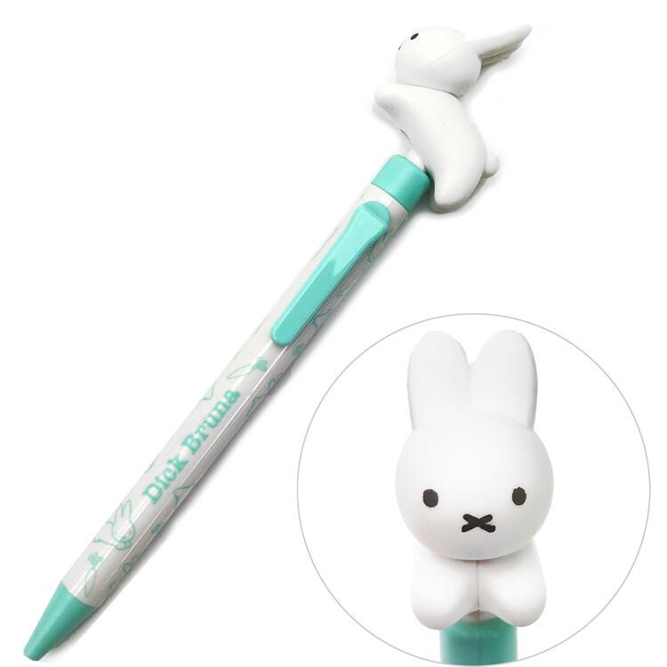 日本製Miffy 原子筆 0.7mm 粉藍 (黑字)