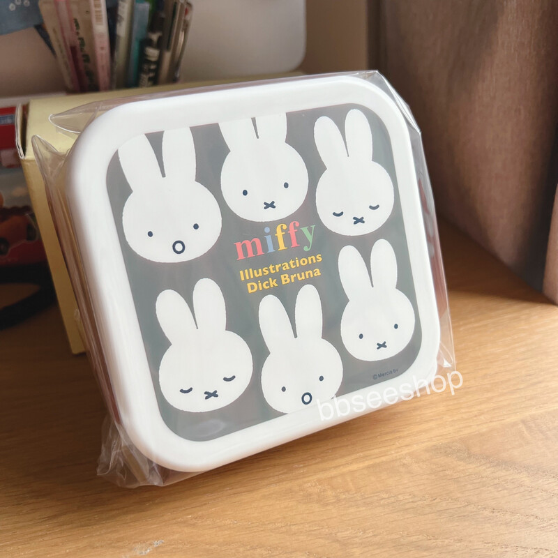 日本製 Miffy 餐盒 set 3個裝 （可放微波爐）
