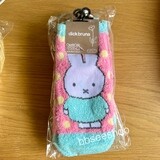 Miffy 冬天毛毛短襪 miffy 粉紅色款  (23-25cm)