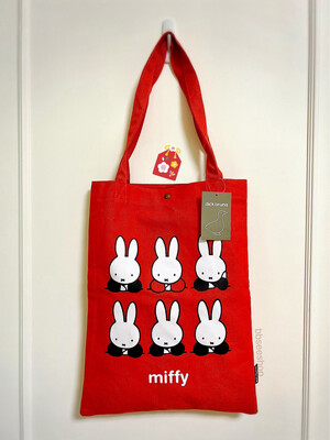 Miffy 紅色手挽袋 Tote Bag MF2751
