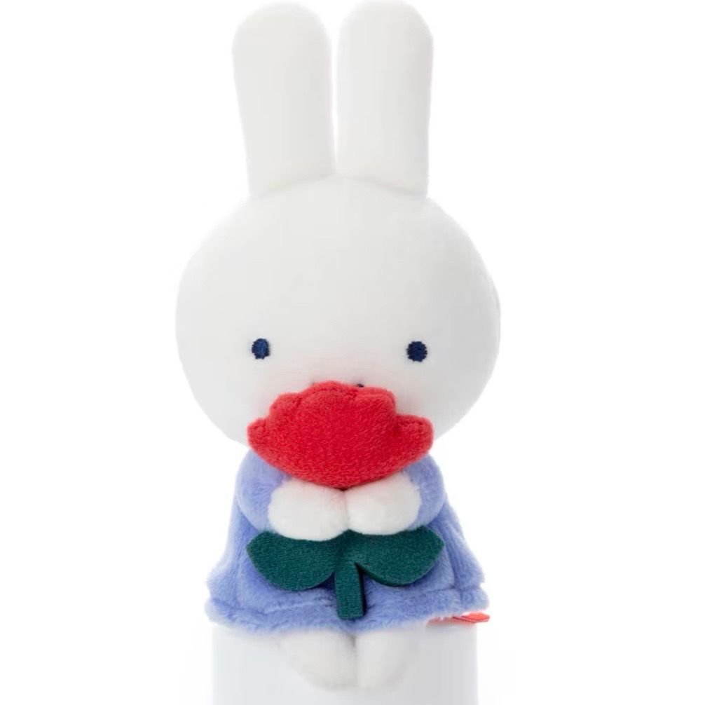 Miffy &amp; Rose 手持玫瑰可坐款公仔 14cm