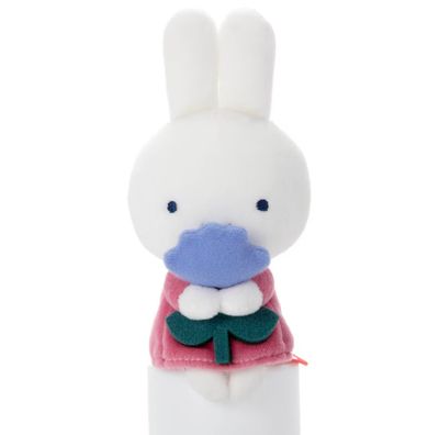 Miffy &amp; Rose 手持玫瑰可坐款公仔 藍花.粉紅裙 14 cm
