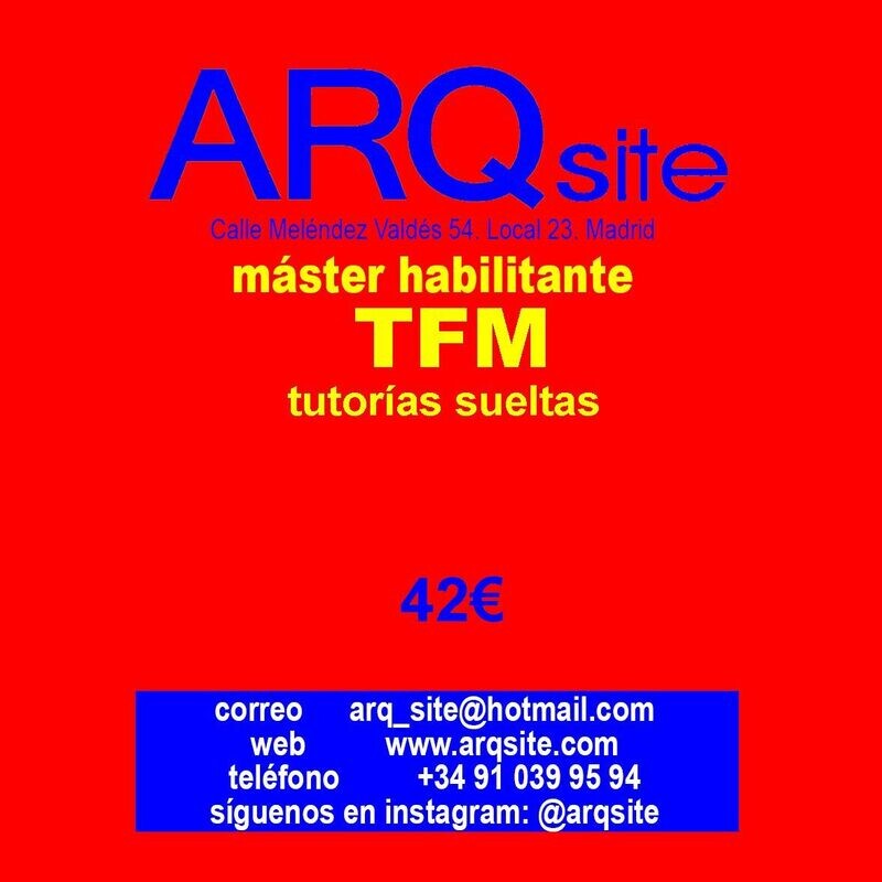 T.F.M-TUTORÍAS SUELTAS