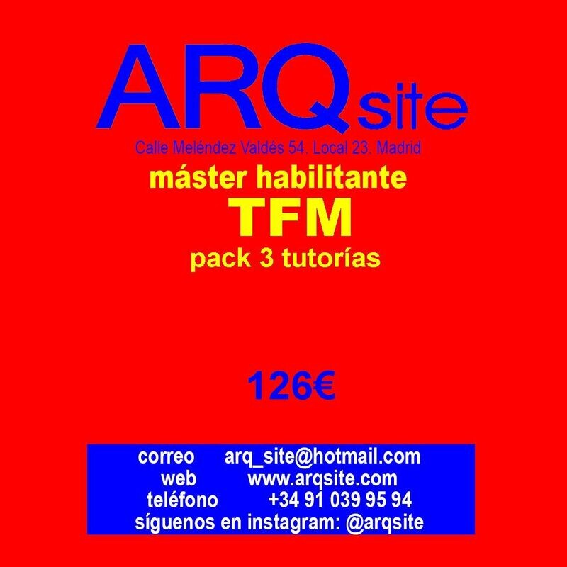 T.F.M-PACK 3 TUTORÍAS
