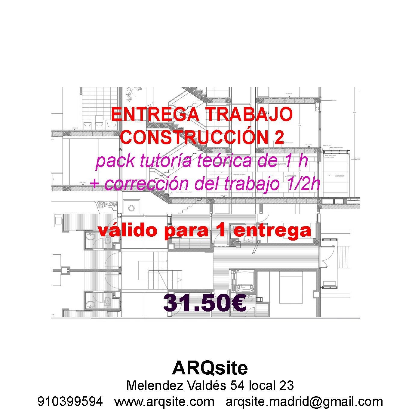 ENTREGA DE UNA PRÁCTICA DE CONSTRUCCIÓN 2-PACK 1.5 TUTORÍAS