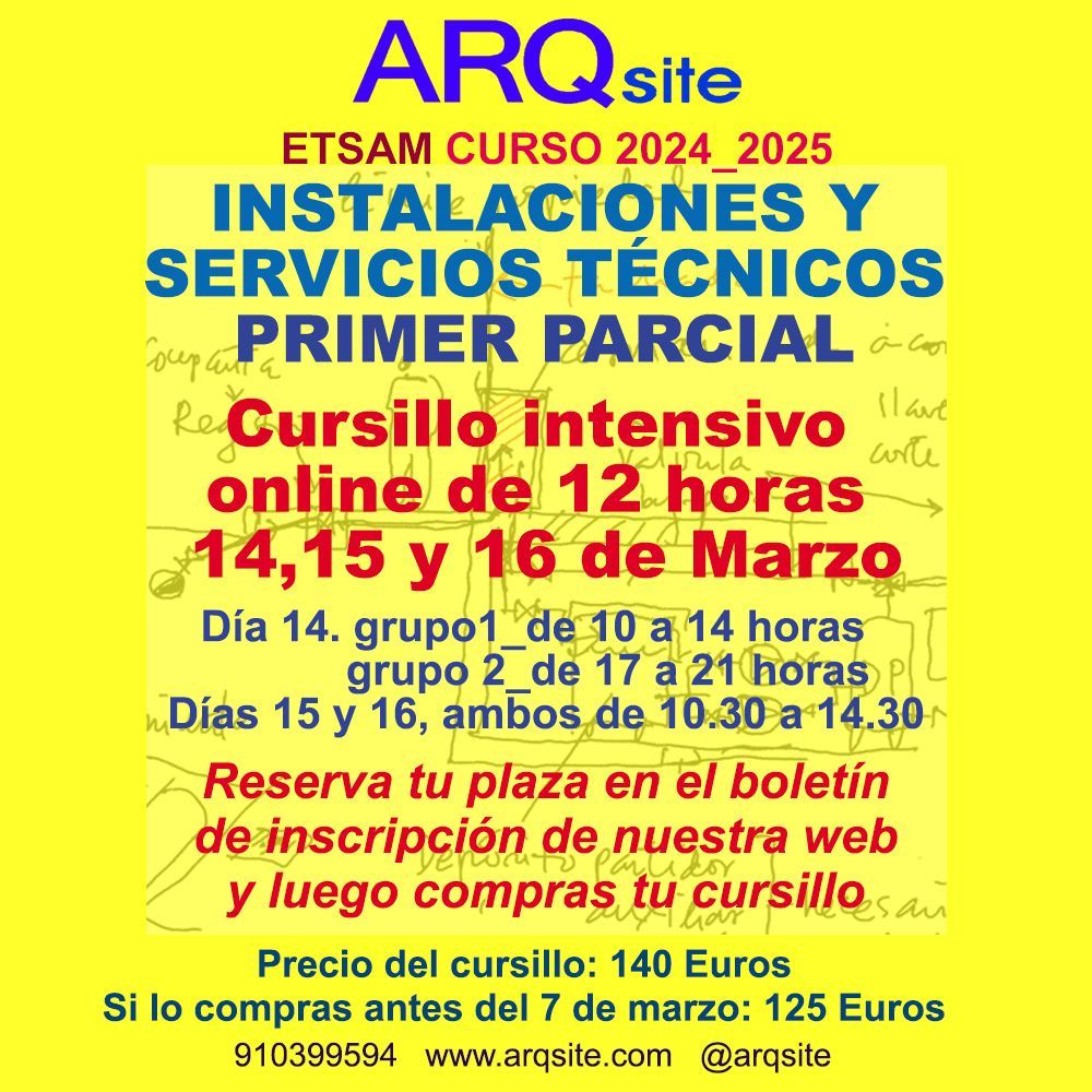 INTENSIVO DE INSTALACIONES Y S.T - PRIMER PARCIAL
